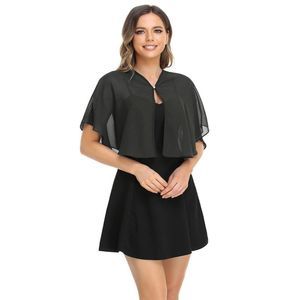 Chiffon Shawl Soft Black